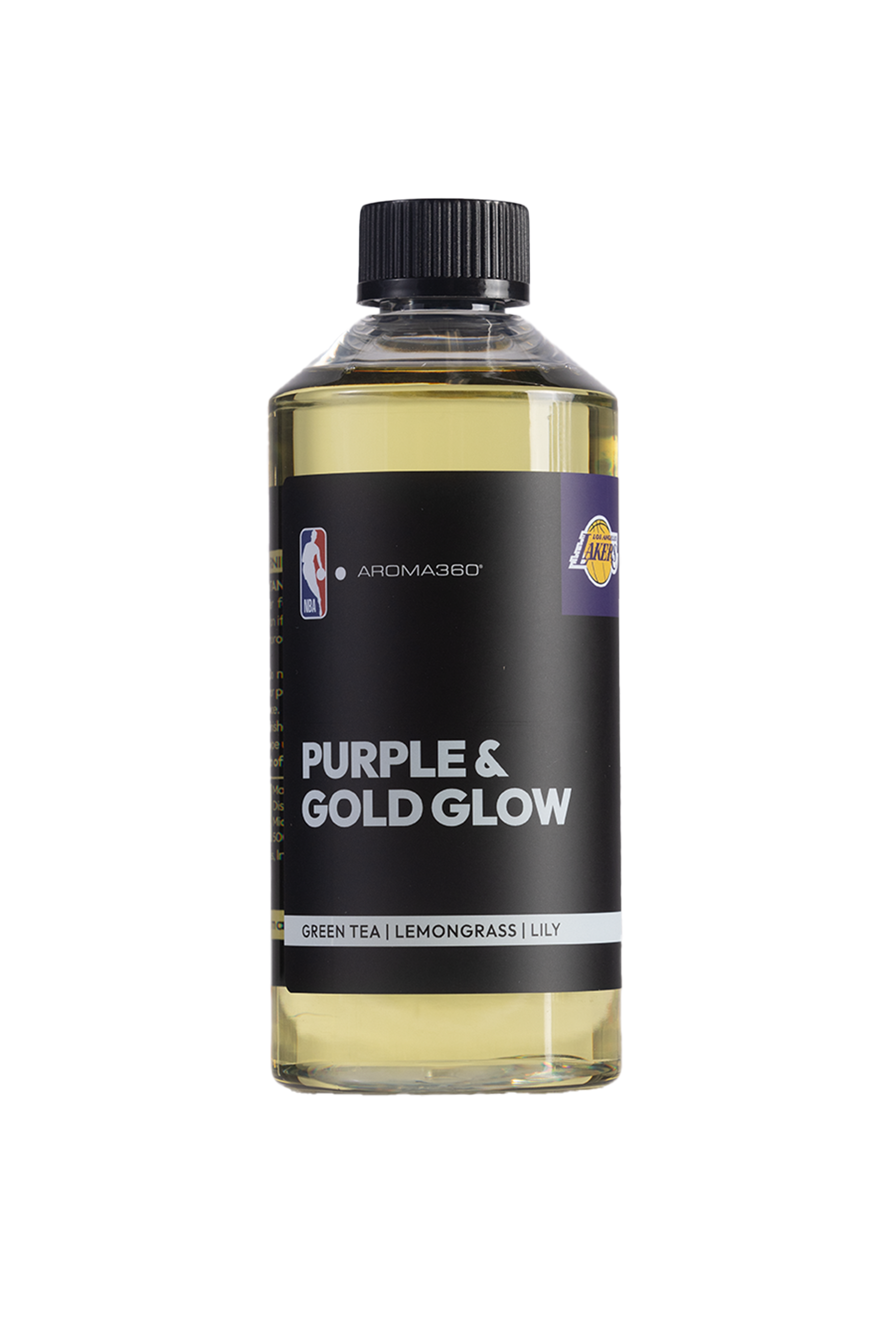 توهج باللون الأرجواني والذهبي