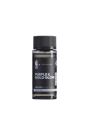 توهج باللون الأرجواني والذهبي